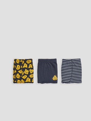 Lc Waikiki Yeni Sezon Smiley Desenli Erkek Çocuk Boxer 3'lü