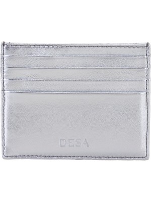 Desa Vidal Gümüş Kadın Deri Kartlık