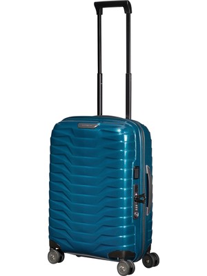 Samsonite Proxis Spinner Petrol Mavisi - 55/20  Körüklü Kabin Boy  Valiz