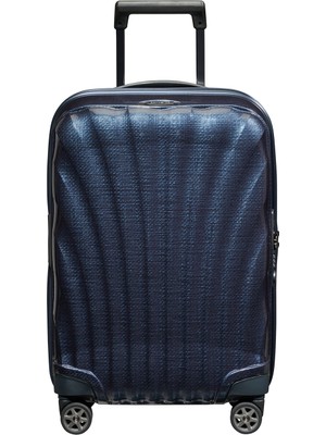 Samsonite C-Lite Spinner Lacivert - 4 Tekerlekli Körüklü Kabin Boy Valiz 55cm