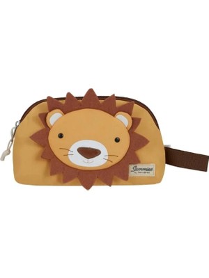 Samsonite Kahve Happy Sammies Eco - Seyahat Kiti / Kalem Kutusu - Lion Lester