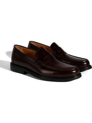 Desa Erkek Bordo Deri Loafer