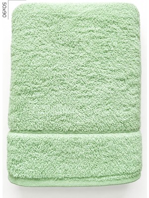 Serafina %100 Cotton Green  50X90 5 Li El Havlu Seti