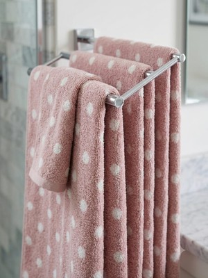 Serafina %100 Cotton Spot  50X90 5 Li El Havlu Seti