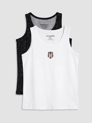 Lc Waikiki Yeni Sezon Beşiktaş Baskılı Erkek Çocuk Atlet 2'li
