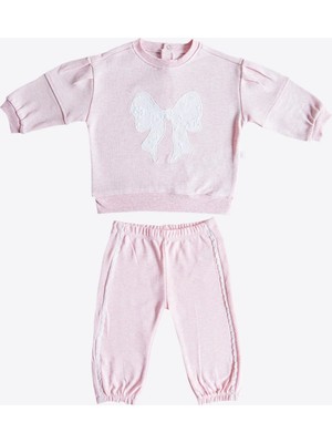 Kitikate Organik Lovely Bow 2'li Takım Pembe