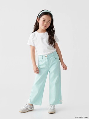 Lc Waikiki Yeni Sezon Regular Fit Kız Çocuk Gabardin Pantolon
