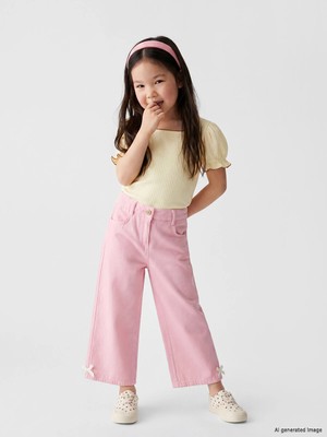 Lc Waikiki Yeni Sezon Regular Fit Kız Çocuk Gabardin Pantolon