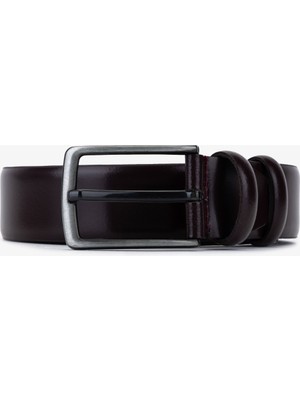 Valmenti Erkek Hakiki Deri Bordo Klasik Kemer 562 242003 Erk Kmr SK24-25 Bordo Acma