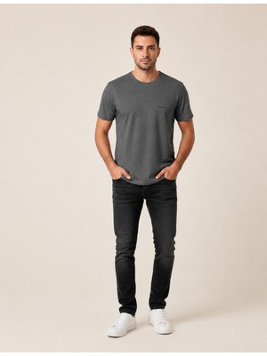 Vigoss Jeans Vigoss Erkek O Yaka Basıc T-Shırt 3124-03370