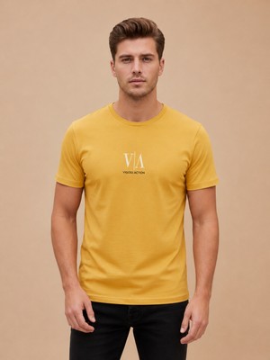 Vigoss Jeans VOGOSS ACTION  BASKILI ERKEK T-SHIRT 62494-30010