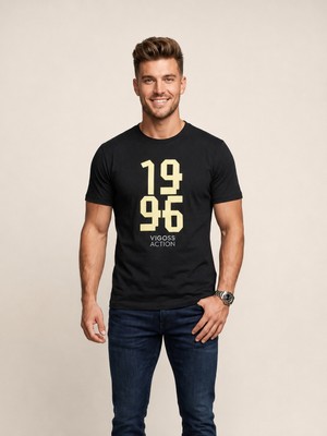 Vigoss Jeans Vogoss Actıon Baskılı Erkek T-Shırt 62506-30010