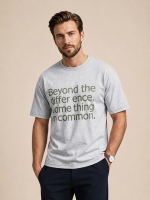 Vigoss Jeans VIGOSS ACTION OWERSIZE BASKILI ERKEK T-SHIRT 62662-03501