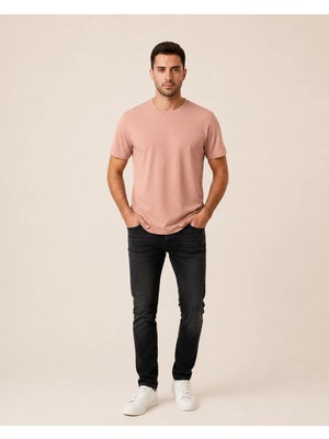 Vigoss Jeans Vigoss Erkek O Yaka Basıc T-Shırt 3124-03370