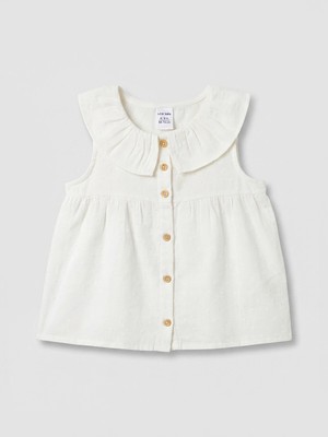 Lc Waikiki Yeni Sezon Bebe Yaka Kız Çocuk Gömlek