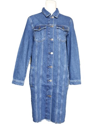 Vigoss Jeans Vigoss Kadın Uzun Ceket VS46554-09268