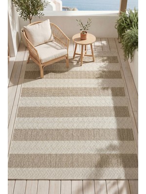 Venucci Home & Living Larin Modern Sisal Jüt Toz Vermez Balkon Bahçe Mutfak Kilimi 80 x 350 cm