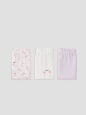Lc Waikiki Yeni Sezon Kız Çocuk 3'lü Boxer