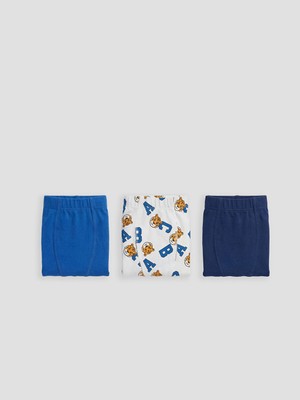 Lc Waikiki Yeni Sezon Desenli Erkek Çocuk Boxer 3'lü