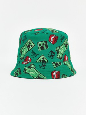 Lc Waikiki Yeni Sezon Minecraft Baskılı Erkek Çocuk Bucket Şapka