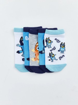 Lc Waikiki Yeni Sezon Bluey Baskılı Erkek Çocuk Patik Çorap 5'li