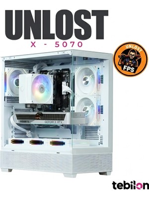 Tebilon Unlost X-Amd Ryzen 7600-GIGABYTE Eagle Ice Geforce Rtx 5070 12GB-GIGABYTE B650M-16GB-1TB Ssd-Oem Paket