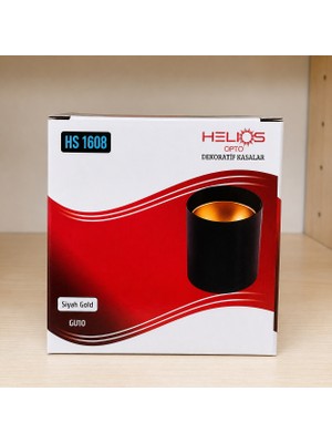 Helios Opto Dekoratif Kasalar Siyah Gold
