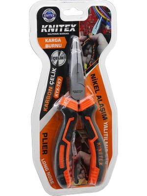 Belirtilmemiş Vakumlu No-6 - 160MM Kargaburnu Karbon Çelik - Yalıtılmış Sap