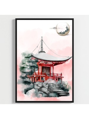 Besay Uzak Doğu Esintisi | Salon ve Ofis Duvar Dekorasyonu | Japon Kültürü Pop Art Kadın Posteri | 3'lü Set A4 Çerçevesiz