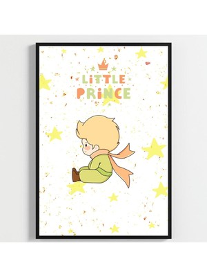 Besay Küçük Prens | Bebek ve Çocuk Odası Duvar Dekorasyonu | Ikonik Gül ve Tilki Temalı Çocuk Posteri | 3'lü Set A2 Çerçevesiz