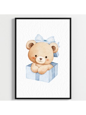"besay Hoş Geldin Bebek | ""ıt's A Boy"" Temalı Çocuk Odası Dekorasyonu | Yeni Doğan Hediyesi Sulu Boya Poster | 3'lü Set A4 Çe