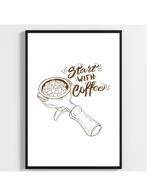 Besay Moka & Espresso | Kahve Köşesi Duvar Dekorasyonu | Esprili Yazılı Kafe ve Mutfak Posteri | 3'lü Set A4 Çerçevesiz