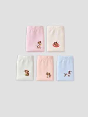 Lc Waikiki Yeni Sezon Baskılı Kız Çocuk Boxer 5'li