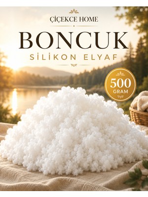 ÇİÇEKCE HOME Boncuk Silikon Elyaf 500 Gram 1.kalite
