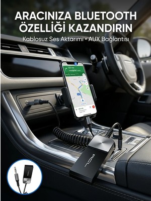 Laraheiser Kablosuz Müzik Aktarımı Sağlayan USB Aux Adaptörü