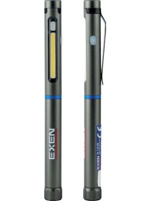Exen El 118 Fk Şarjlı Kalem Tip El Feneri 3.7V 0.65AH 400 Lümen