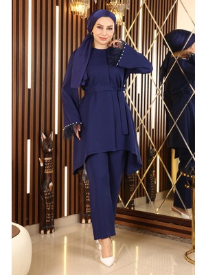 Missvalle Tüy Detaylı Takım Indigo 19131