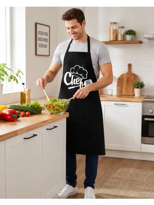 Magic Lady Chef Su Geçirmez Mutfak Önlüğü Bulaşık Önlüğü