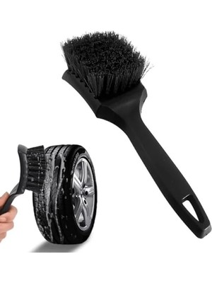 Bella Vista Lastik ve Paspas Temizleme Fırçası - Sert Kıllı, Ergonomik