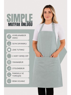Empressco Pratik ve Şık Ayar Askılı Mutfak Önlüğü, Dayanıklı ve Kullanışlı Tasarım