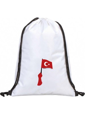 Hero Tasarım Hero tasarım Ilelebet - Ipli Spor Sırt Çantası - Günlük - Okul 35*46CM One Size | INN1007