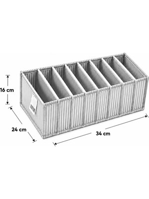 Magic Lady Çizgili Çekmece ve Dolap Içi Akordiyon Organizer