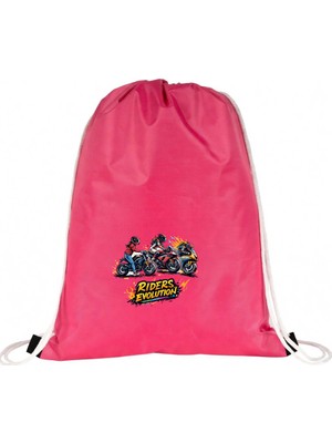 Hero Tasarım Hero tasarım Motor Rider - Ipli Spor Sırt Çantası - Günlük - Okul 35*46CM One Size | INN1010