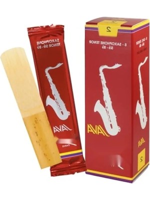 Bella Vista Java Kırmızı Kesim Tenor Saksafon Kamışları (5'li Paket)