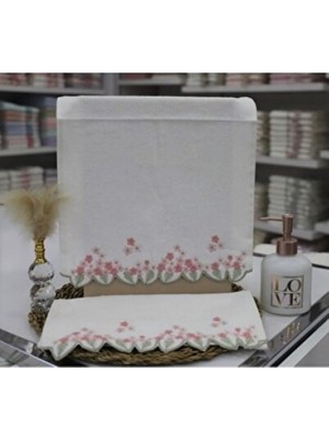 Empressco Bambu 3D Nakışlı 30X50 Havlu Çiftli Set, Yumuşak ve Şık Tasarım