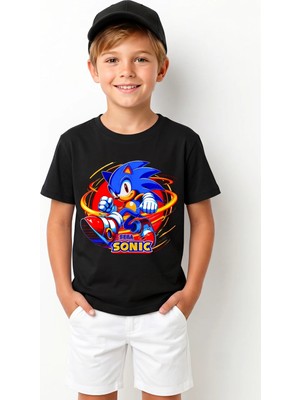 Book OrBook Sonic Sega %100 Pamuk Premium Kalite Çocuk Tişörtü