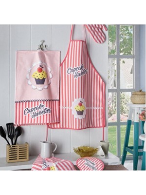 Empressco Renkli ve Şık 5'li Cupcake Mutfak Seti, Pratik Kullanım Sağlar