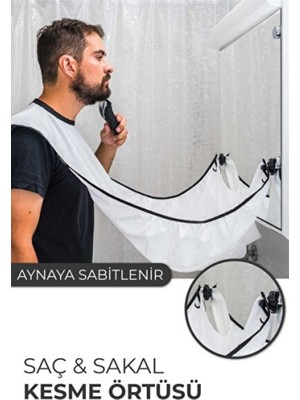 Empressco Pratik ve Rahat Saç Sakal Kesim Önlüğü, Sabitlenebilir Tasarım