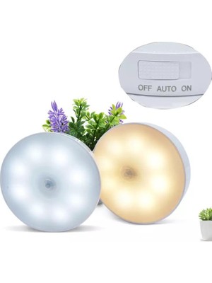 Savarga Şarjlı Sensörlü Gece LED Lambası (4801)
