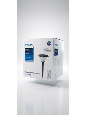 Philips Pro Solar Saplamalı 20 Watt 4000K Günışığı Kumandalı Bahçe Armatürü